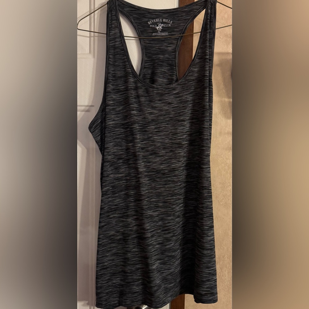 Beverly Hills Polo Club Black Tank Top Racerback